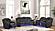 Benz Gray Faux Leather Loveseat by Galaxy Furniture