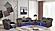 Benz Brown Faux Leather Sofa & Loveseat by Galaxy Furniture