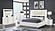 Coco Milky White Bedroom Set by Galaxy Furniture