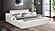 Zoya Faux Leather Bed by Galaxy Furniture