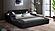 Zoya Faux Leather Bed by Galaxy Furniture