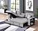Pinto Gray Velvet Sectional Sofa by Galaxy Furniture