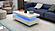 Ria White Coffee Table w/Built in LED by Galaxy Furniture