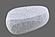 T3601-50 White Oval Coffee Table by Galaxy Furniture