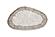 T3601-50 Silver Oval Coffee Table by Galaxy Furniture