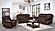 U2200 Domino Coffee Microfiber Power Reclining Sofa by Global Furniture