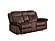 U2200 Domino Coffee Power Reclining Sofa & Power Console Reclining Loveseat w/Power Switch by Global Furniture