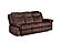 U2200 Domino Coffee Power Reclining Sofa & Power Console Reclining Loveseat w/Power Switch by Global Furniture