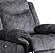 U2200 Domino Granite/Black Microfiber Power Recliner by Global Furniture