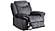 U2200 Domino Granite/Black Microfiber Power Recliner by Global Furniture