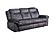 U2200 Domino Granite Power Reclining Sofa & Power Console Reclining Loveseat w/Power Switch, Power Recliner by Global Furniture