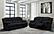U250 Ebony Console Reclining Loveseat by Global Furniture