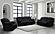 U250 Ebony Reclining Sofa by Global Furniture