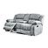 U250 Grey Console Reclining Loveseat by Global Furniture