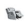 U250 Grey Manual Glider Recliner by Global Furniture