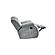 U250 Grey Manual Glider Recliner by Global Furniture