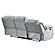 U250 Grey Reclining Sofa by Global Furniture