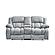 U250 Grey Reclining Sofa & Console Reclining Loveseat by Global Furniture