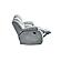 U250 Grey Reclining Sofa & Console Reclining Loveseat, Glider Recliner by Global Furniture
