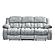 U250 Grey Reclining Sofa by Global Furniture