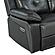 U5050 Blanche Charcoal/Black Power Recliner by Global Furniture