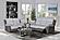 U5050 Light Grey/Dark Grey 30 Reclining Loveseat by Global Furniture