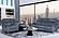 U6024 Dark Grey 9 Reclining Sofa by Global Furniture