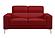U6109 Red Loveseat by Global Furniture