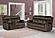 U7303 Coffee Reclining Sofa & Console Reclining Loveseat by Global Furniture
