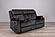 U7303 Granite Reclining Sofa & Console Reclining Loveseat by Global Furniture