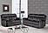 U7303 Granite Reclining Sofa & Console Reclining Loveseat, Glider Recliner by Global Furniture