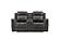 U8517 Grey Reclining Sofa & Reclining Loveseat, Glider Recliner by Global Furniture