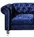 U9550 Blue Velvet Loveseat by Global Furniture
