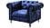U9550 Blue Sofa & Loveseat, Chair by Global Furniture