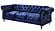 U9550 Blue Sofa & Loveseat, Chair by Global Furniture