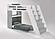 [NYC Deal] Galaxy Twin Loft Bunk White w/Light Gray Panels by Night & Day Furniture