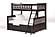 Ginger Twin Full Bunk by Night & Day Furniture
