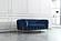 Glamour Blue Loveseat by J&M Furniture