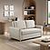 Serta&reg; Gleason Full Convertible Loveseat in Beige by Lifestyle