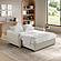 Serta&reg; Gleason Full Convertible Loveseat in Beige by Lifestyle