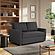 Serta&reg; Gleason Full Convertible Loveseat in Charcoal by Lifestyle