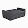 Serta&reg; Gleason Full Convertible Loveseat in Charcoal by Lifestyle