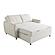 Serta&reg; Gleason Full Convertible Loveseat in Ivory by Lifestyle