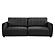 Serta&reg; Gleason Queen Convertible Sofa in Charcoal Boucle by Lifestyle