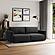 Serta&reg; Gleason Queen Convertible Sofa in Charcoal Boucle by Lifestyle