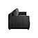 Serta&reg; Gleason Queen Convertible Sofa in Charcoal Boucle by Lifestyle