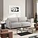 Serta&reg; Gleason Queen Convertible Sofa in Pebble Boucle by Lifestyle