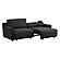 Serta&reg; Granger Queen Convertible Sofa in Black by Lifestyle