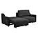 Serta&reg; Granger Queen Convertible Sofa in Black by Lifestyle