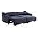 Serta&reg; Granger Queen Convertible Sofa in Navy by Lifestyle